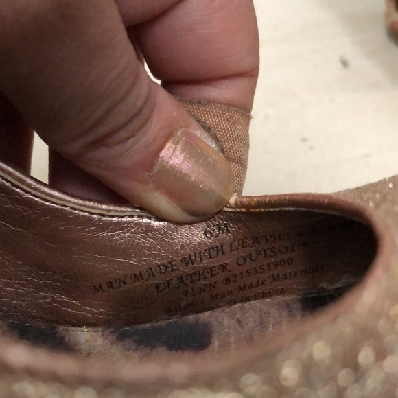 Sam Edelman Leopard and Glitter Heels Size 6 - Picture 7 of 7